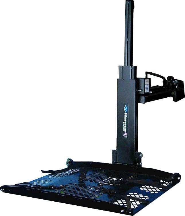 Harmar AL6000 Interior Platform Lift Harmar AL6000 Interior Platform Lift with platform lowered to ground